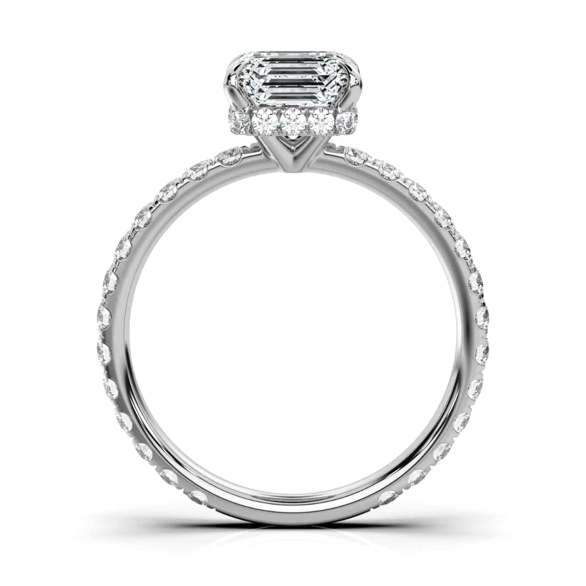 14K White Gold Serena Hidden Halo Lab Grown Diamond Ring (2/3 ct. tw)