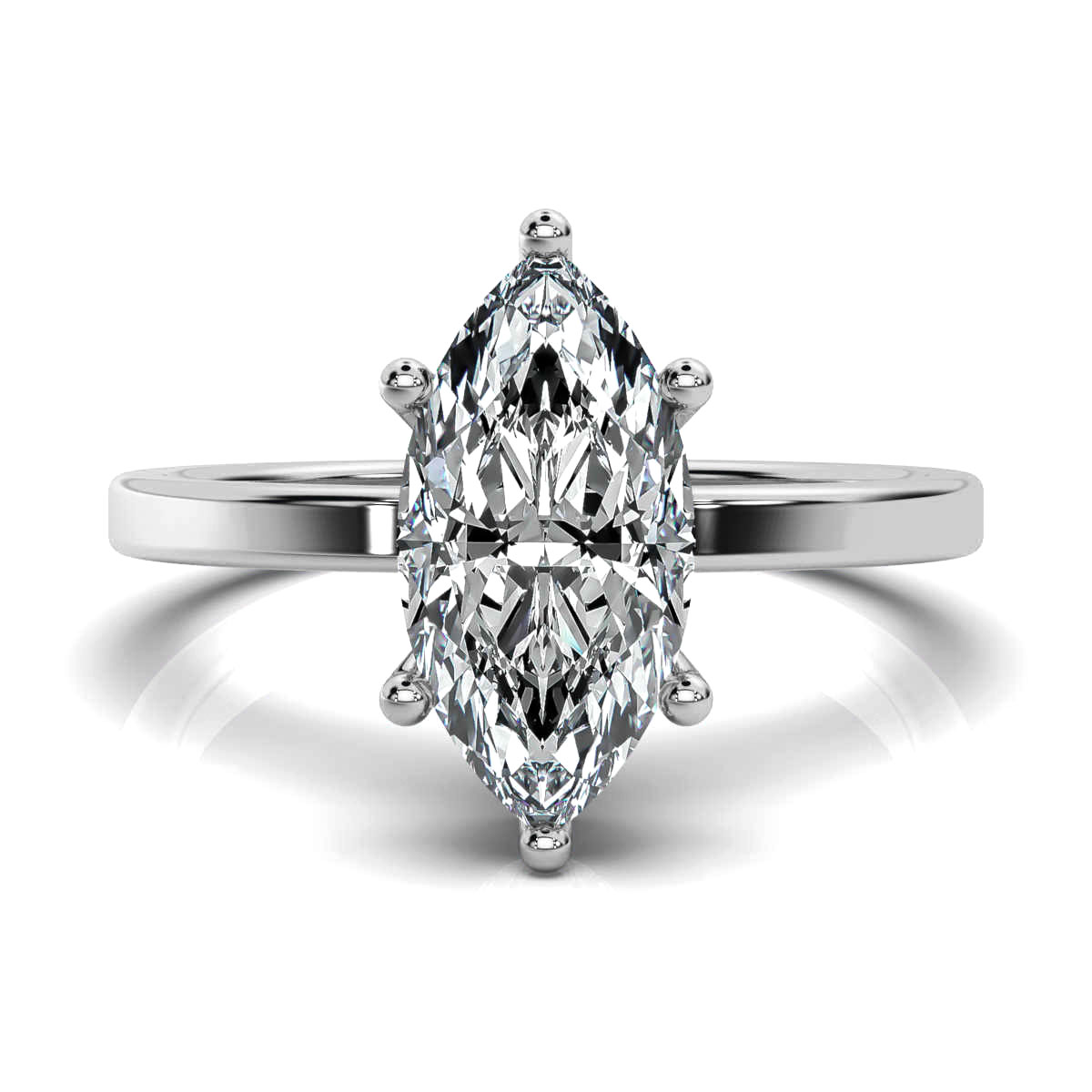 14K White Gold Marilee Hidden Halo Lab Grown Diamond Ring (1/4 ct. tw)