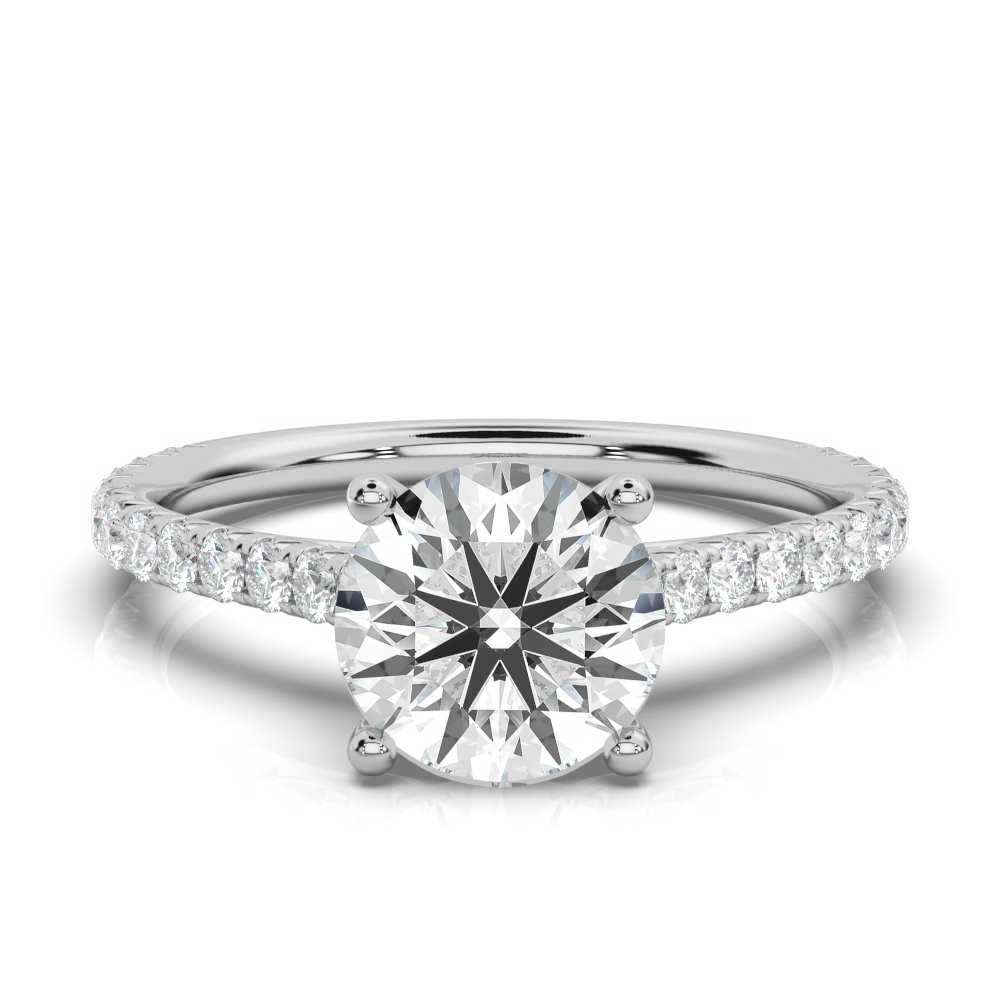 14K White Gold Susannah Lab Grown Diamond Ring (1/3 ct. tw)