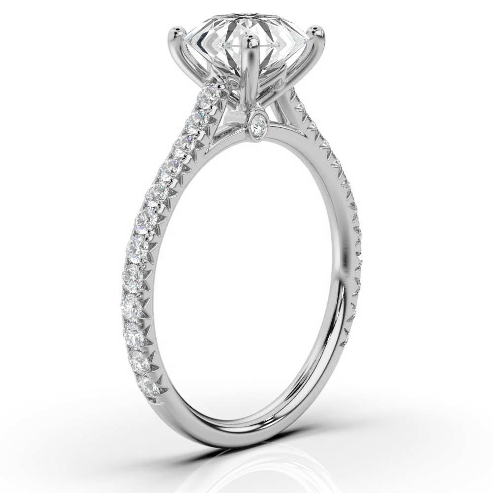 14K White Gold Susannah Lab Grown Diamond Ring (1/3 ct. tw)