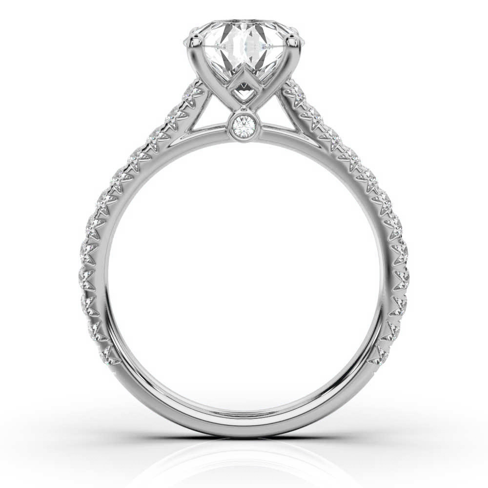 14K White Gold Susannah Lab Grown Diamond Ring (1/3 ct. tw)