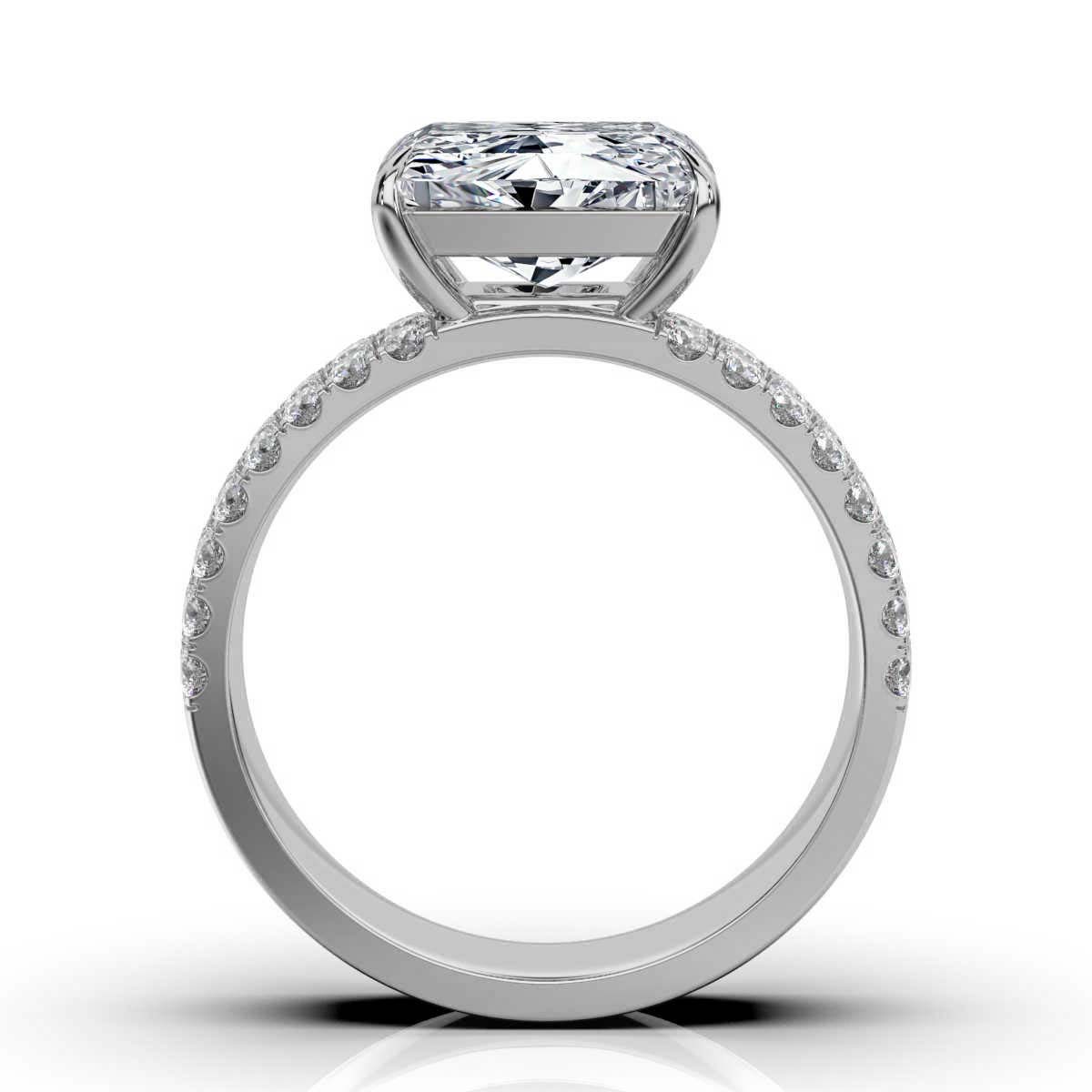 14K White Gold Anamosa Lab Grown Diamond Ring (2/3 ct. tw)