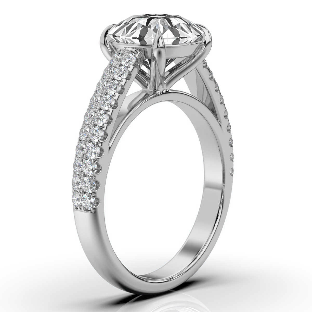 14K White Gold Connie Lab Grown Diamond Ring (3/4 ct. tw)
