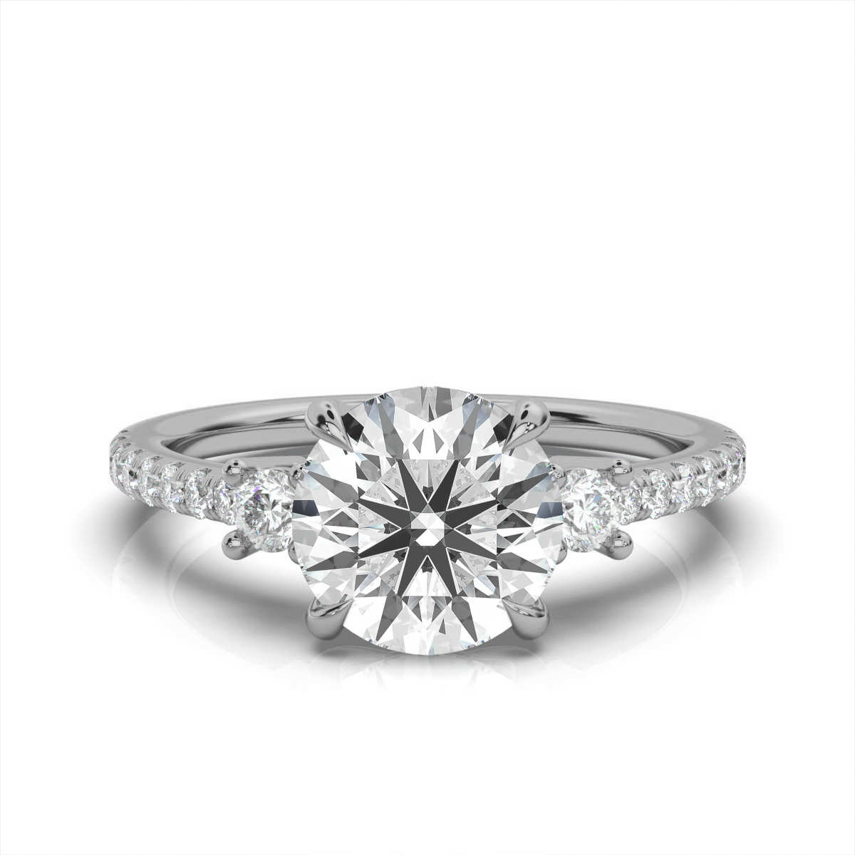 14K White Gold Laura Lab Grown Diamond Ring (1/4 ct. tw)
