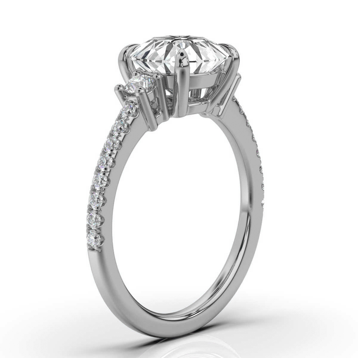 14K White Gold Laura Lab Grown Diamond Ring (1/4 ct. tw)