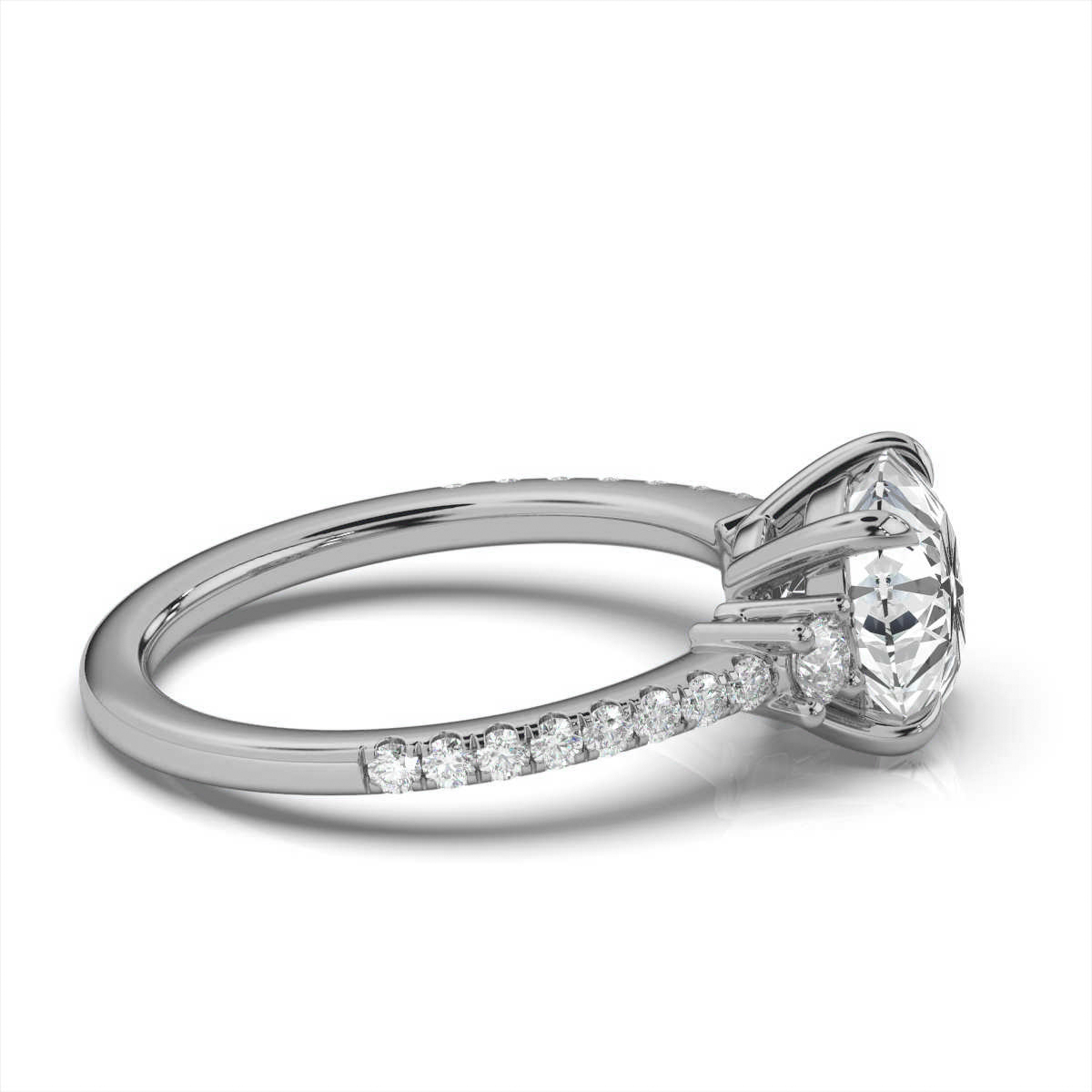 14K White Gold Laura Lab Grown Diamond Ring (1/4 ct. tw)