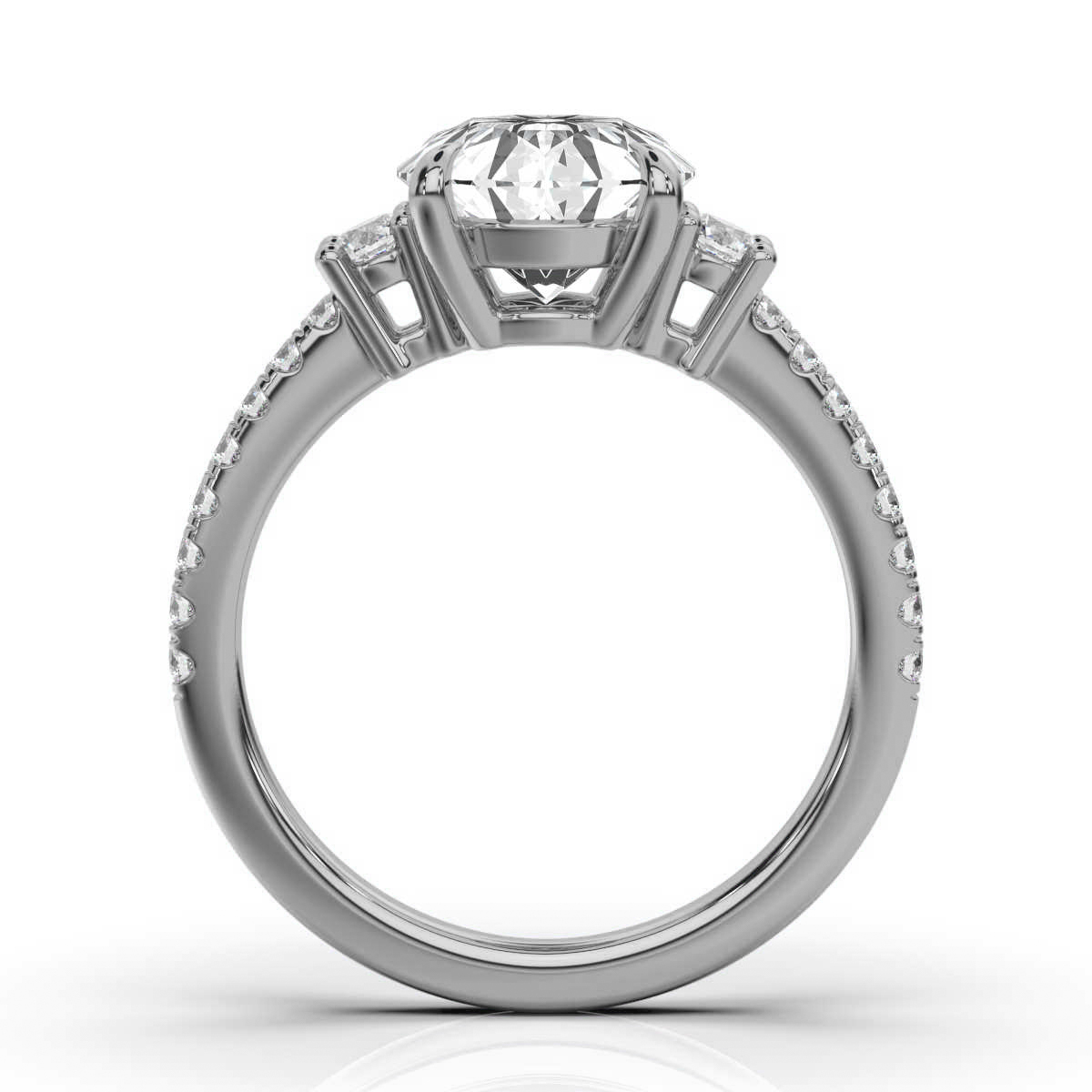 14K White Gold Laura Lab Grown Diamond Ring (1/4 ct. tw)