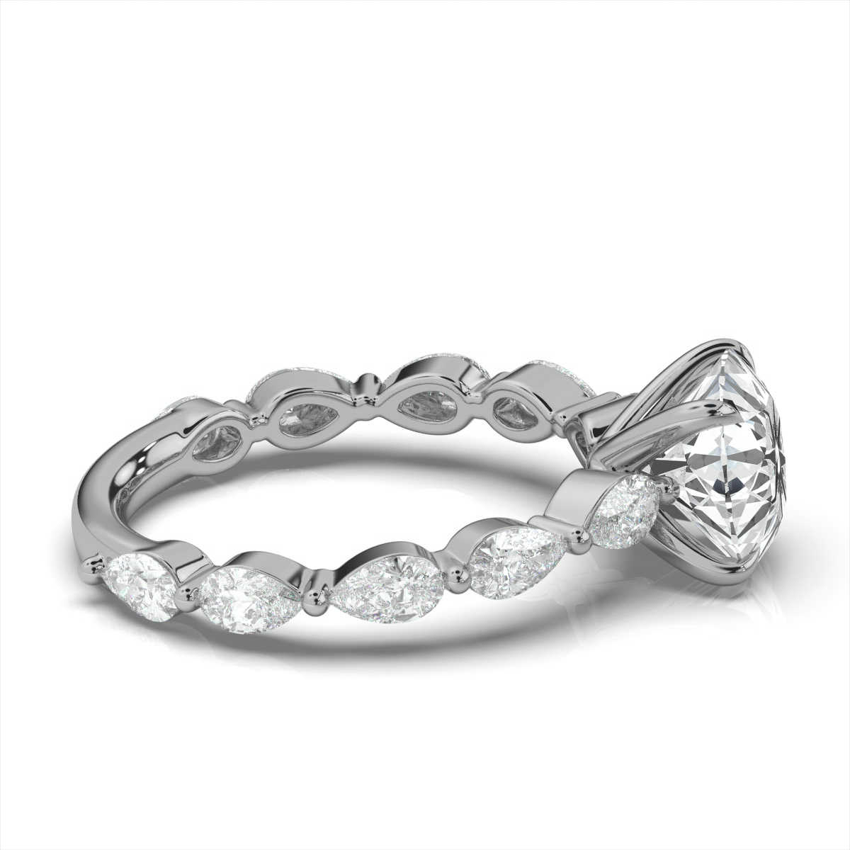 14K White Gold Kacey Lab Grown Diamond Ring (1 4/5 ct. tw)
