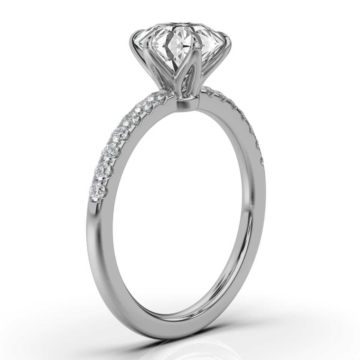 14K White Gold Traci Lab Grown Diamond Ring (1/4 ct. tw)