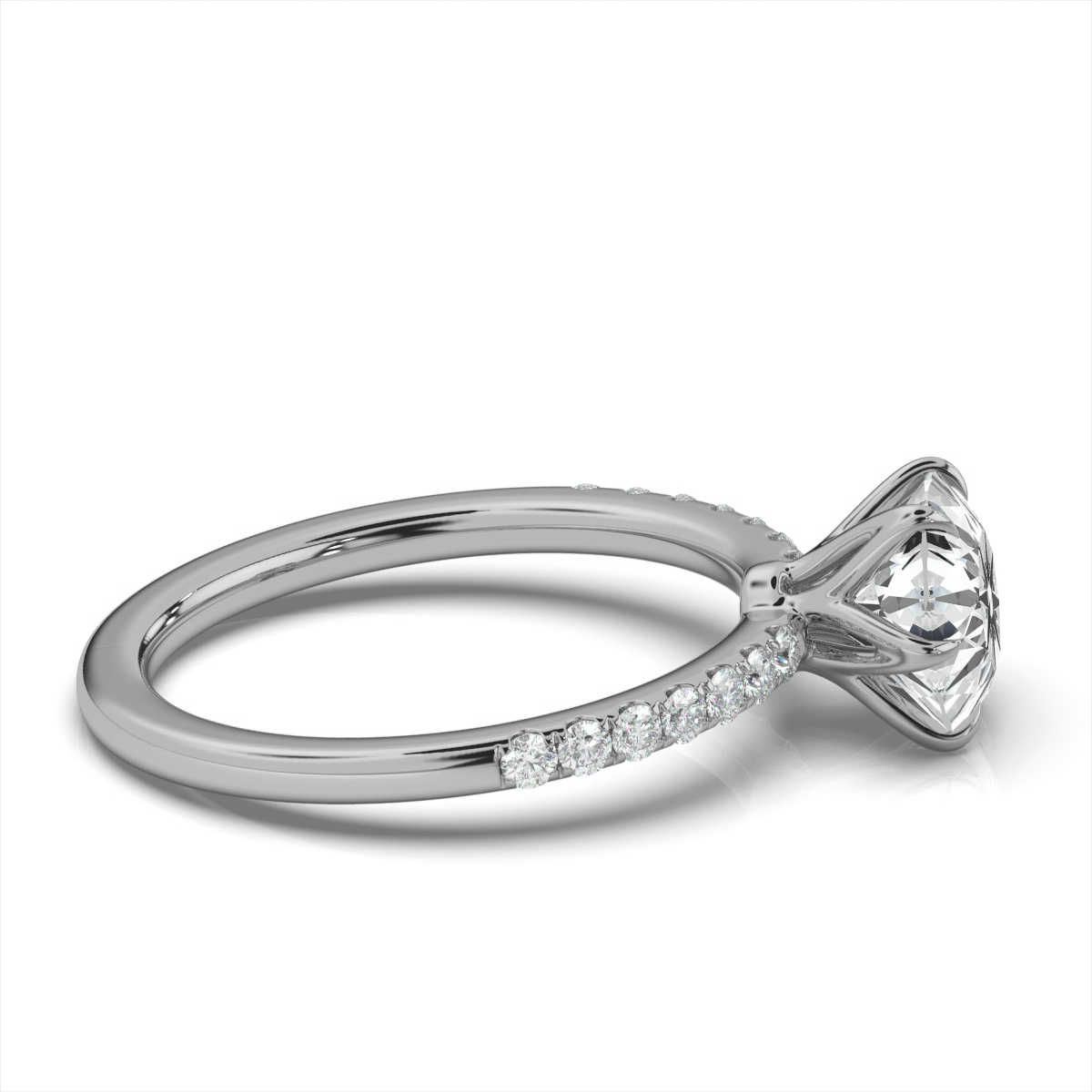 14K White Gold Traci Lab Grown Diamond Ring (1/4 ct. tw)