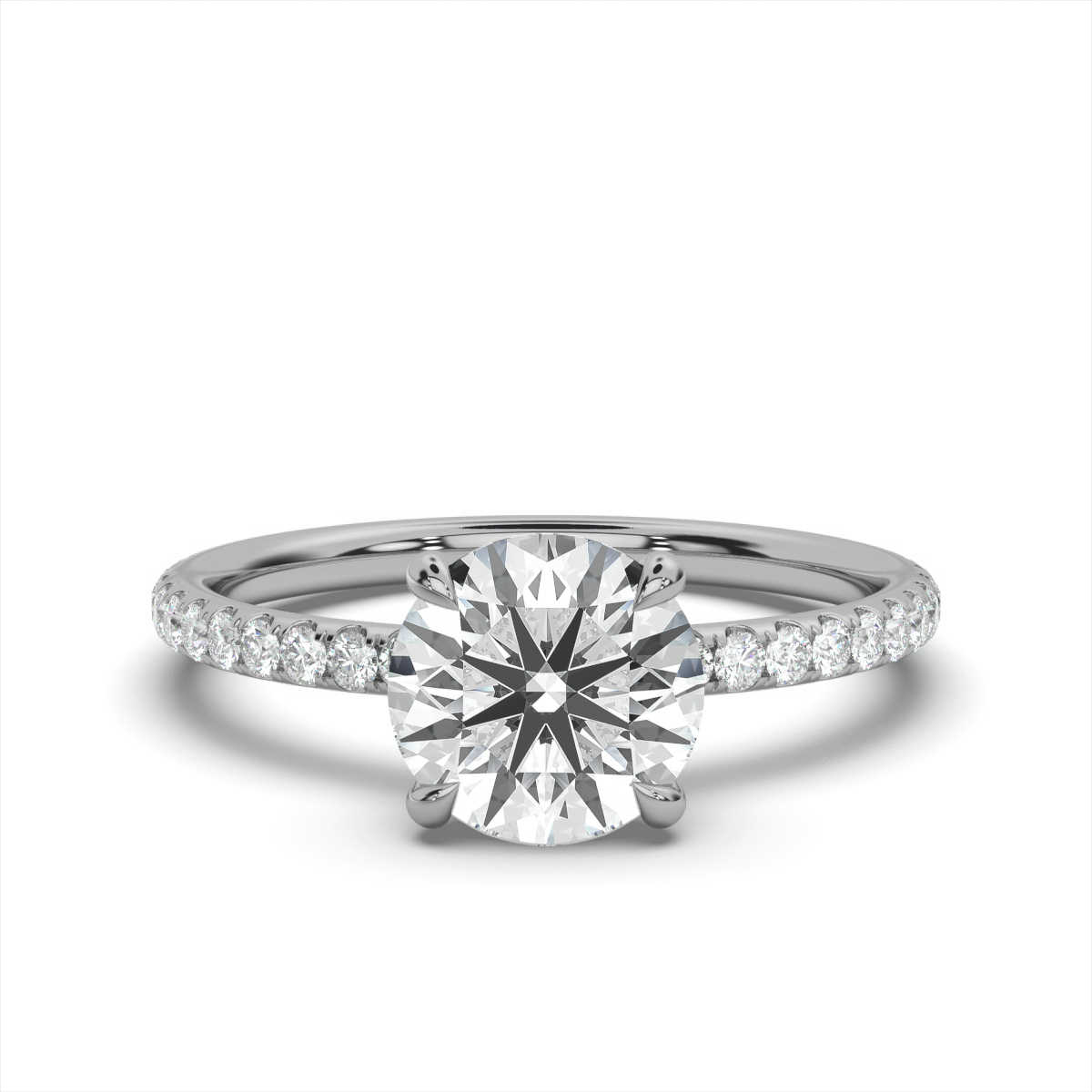 14K White Gold Cathy Lab Grown Diamond Ring (1/4 ct. tw)