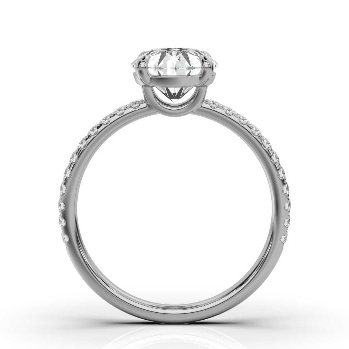 14K White Gold Cathy Lab Grown Diamond Ring (1/4 ct. tw)