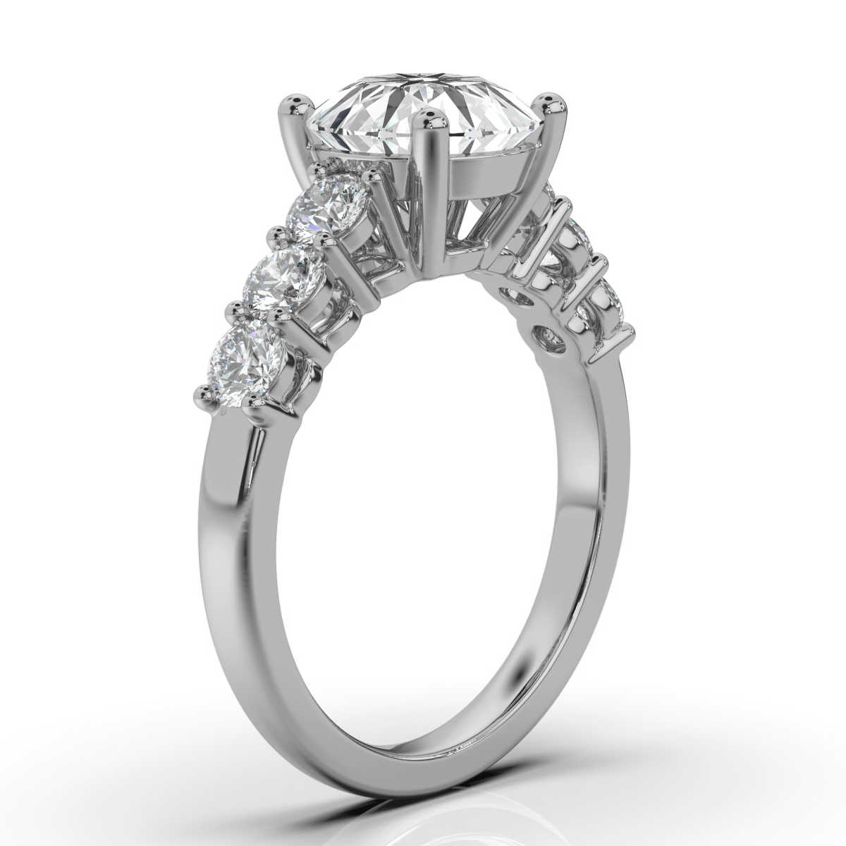 14K White Gold Susie Lab Grown Diamond Ring (2/3 ct. tw)