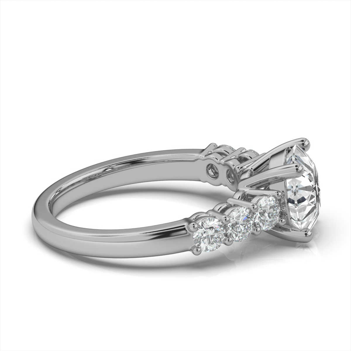 14K White Gold Susie Lab Grown Diamond Ring (2/3 ct. tw)