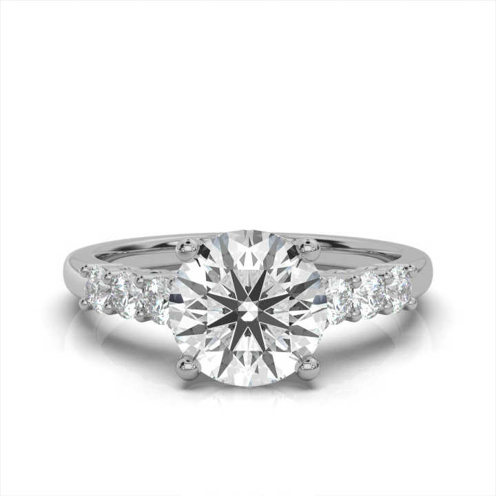 14K White Gold Susie Lab Grown Diamond Ring (1/3 ct. tw)