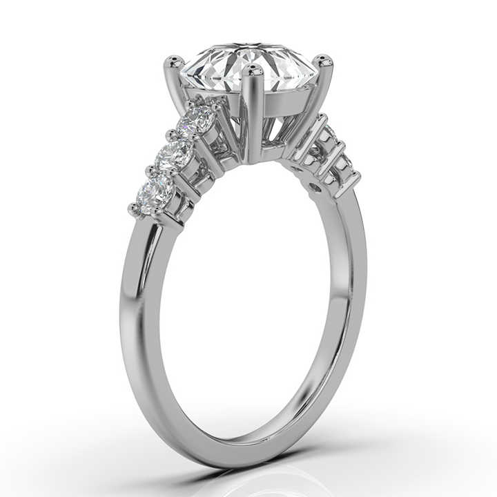 14K White Gold Susie Lab Grown Diamond Ring (1/3 ct. tw)