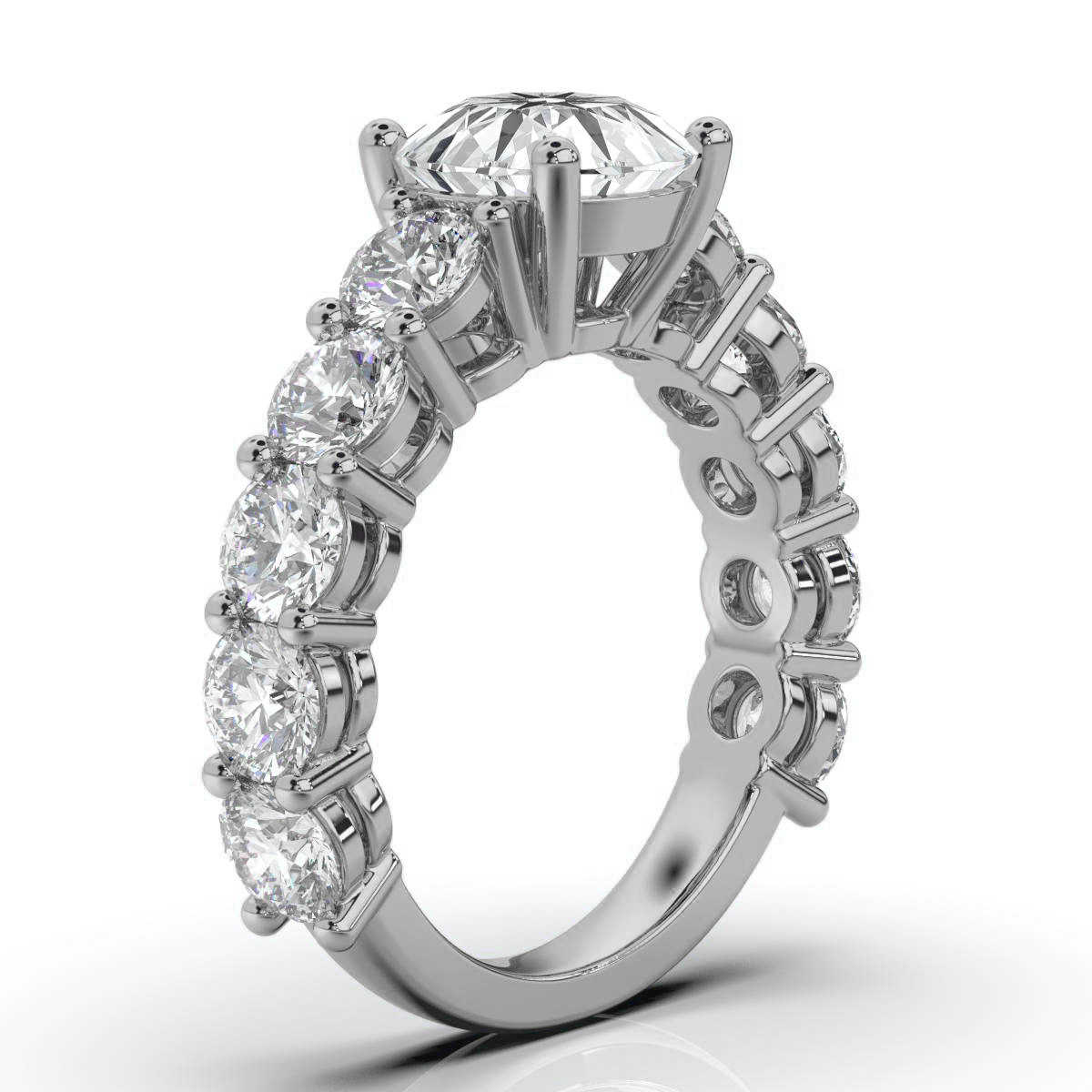 14K White Gold Tenny Lab Grown Diamond Ring (2 1/2 ct. tw)