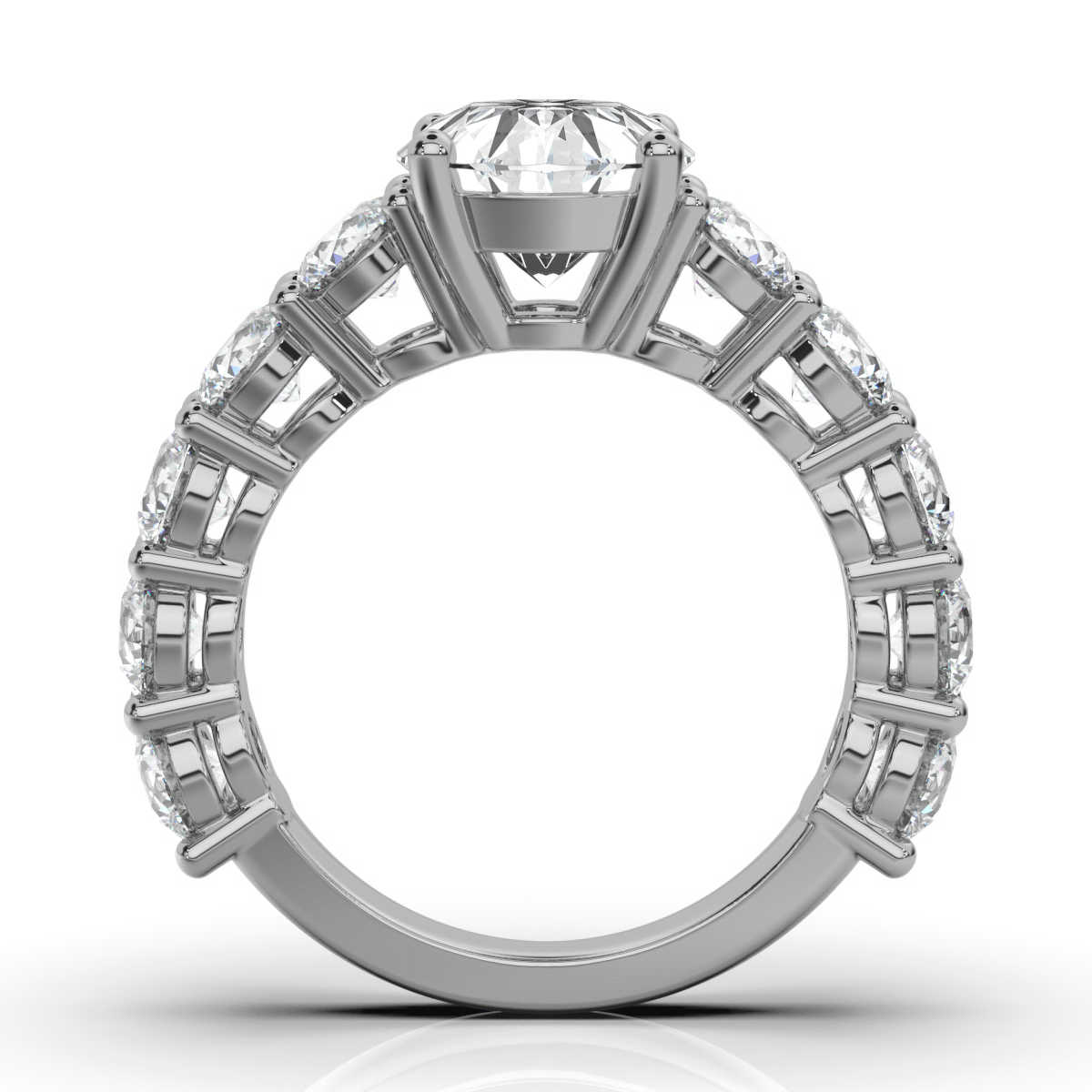 14K White Gold Tenny Lab Grown Diamond Ring (2 1/2 ct. tw)