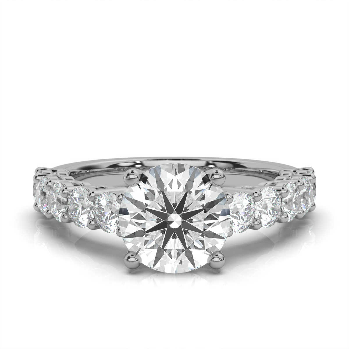 14K White Gold Tenny Lab Grown Diamond Ring (1.00 ct. tw)