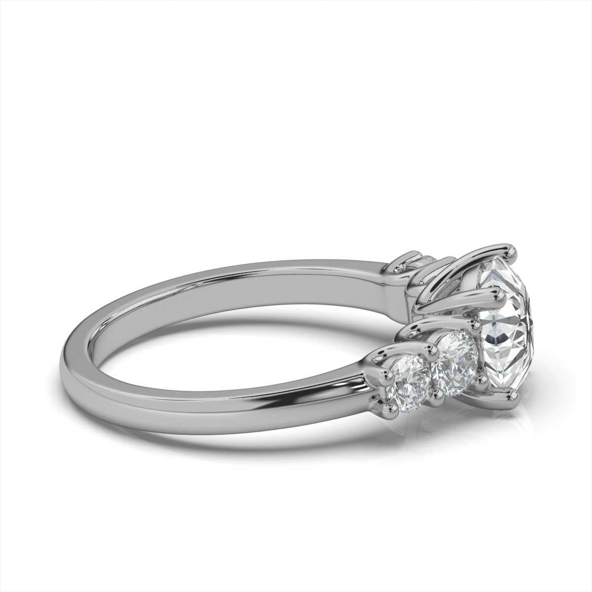 14K White Gold Kris Lab Grown Diamond Ring (1/2 ct. tw)
