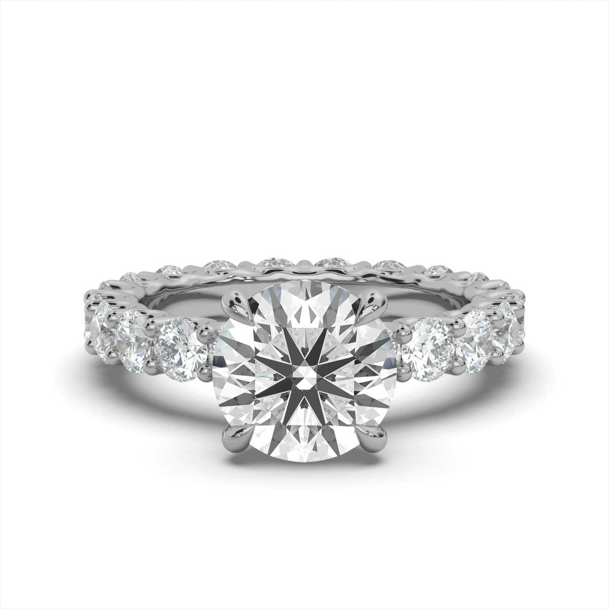 14K White Gold Shellie Eternity Lab Grown Diamond Ring (2.00 ct. tw)