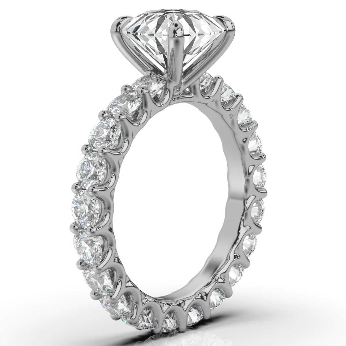 14K White Gold Shellie Eternity Lab Grown Diamond Ring (2.00 ct. tw)