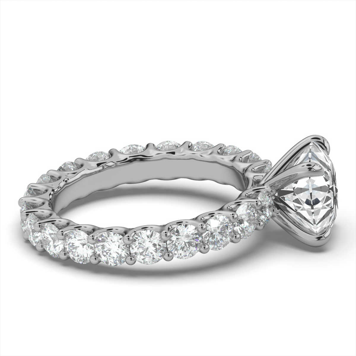 14K White Gold Shellie Eternity Lab Grown Diamond Ring (2.00 ct. tw)