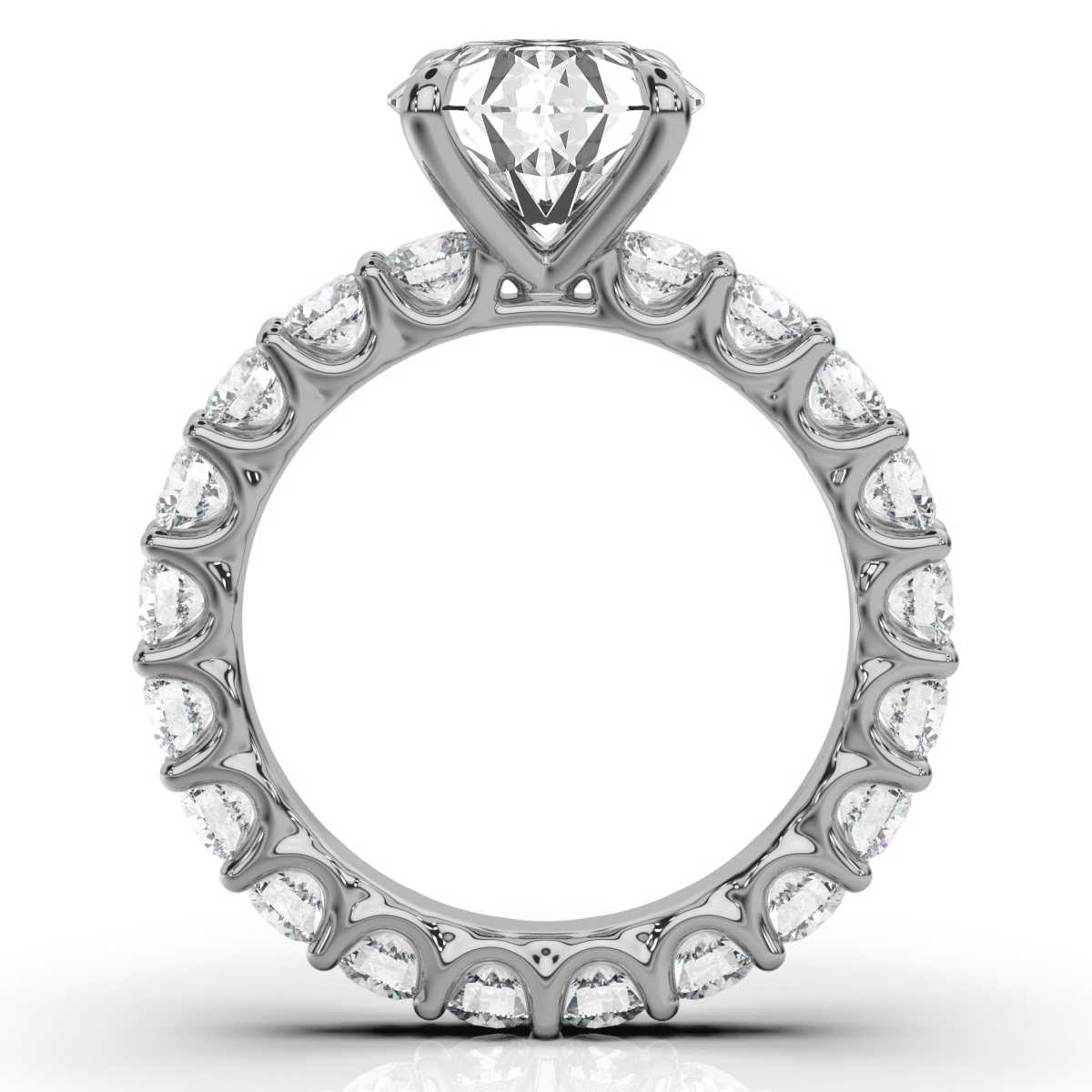 14K White Gold Shellie Eternity Lab Grown Diamond Ring (2.00 ct. tw)