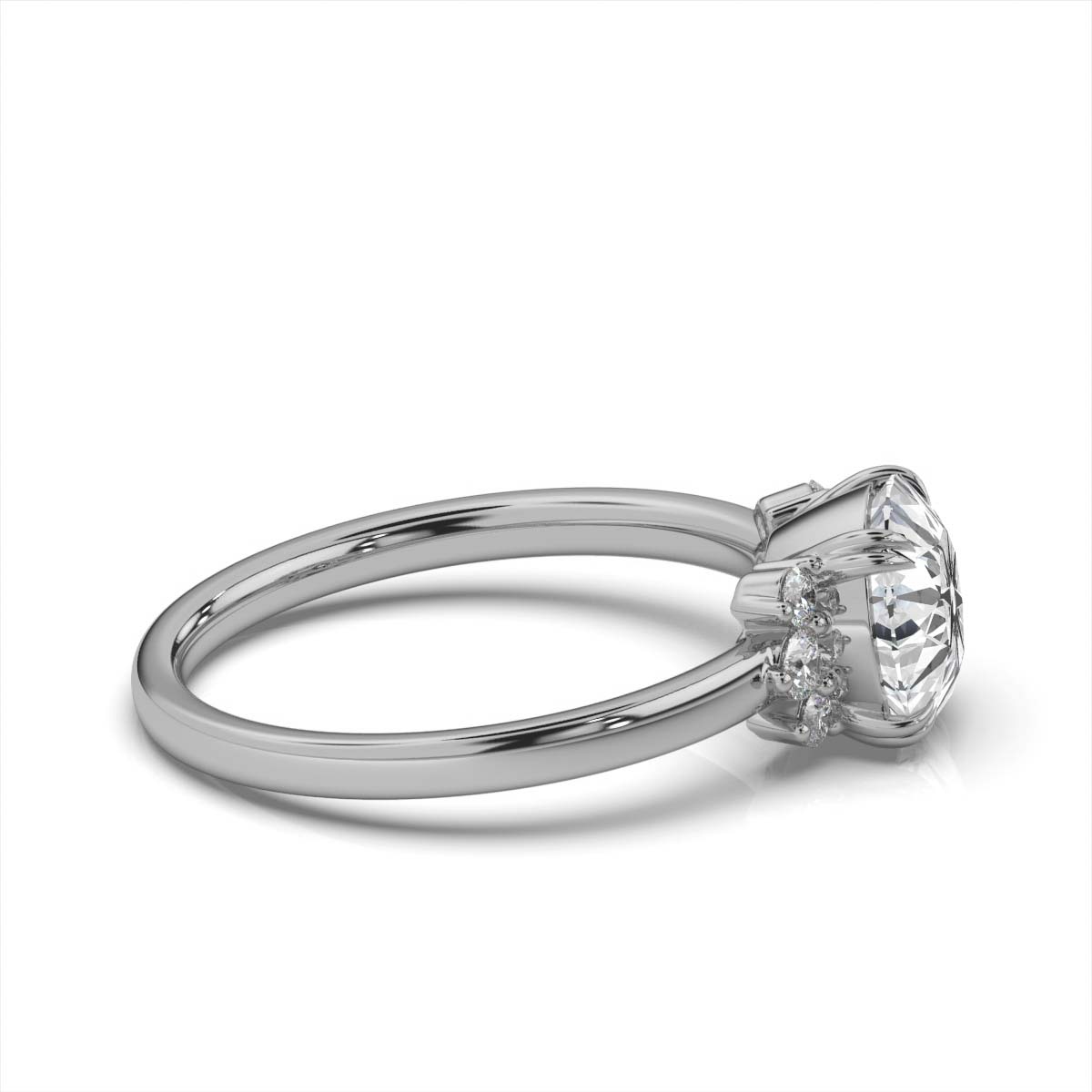 14K White Gold Mischa Lab Grown Diamond Ring (1/6 ct. tw)