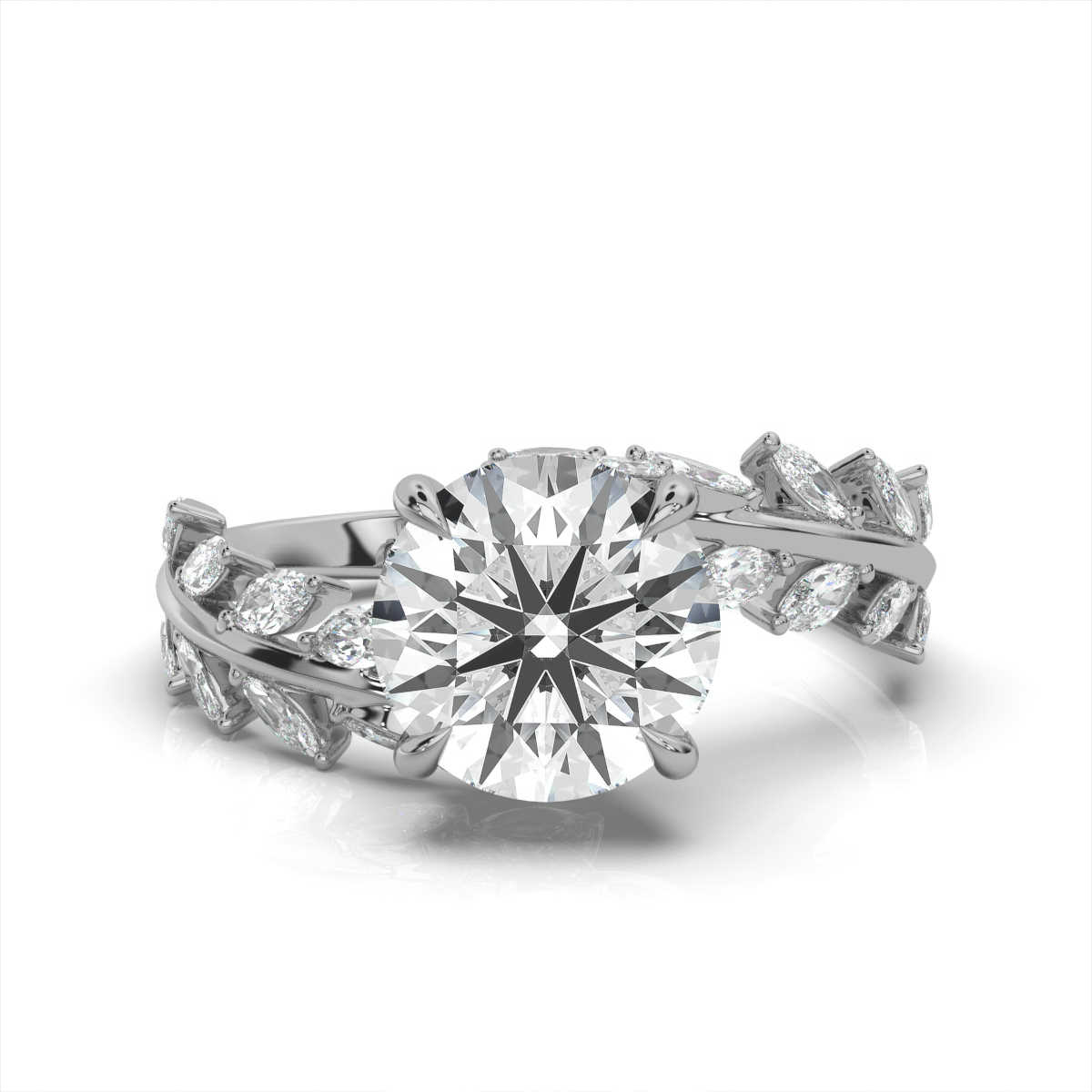 14K White Gold Malia Lab Grown Diamond Ring (1/2 ct. tw)