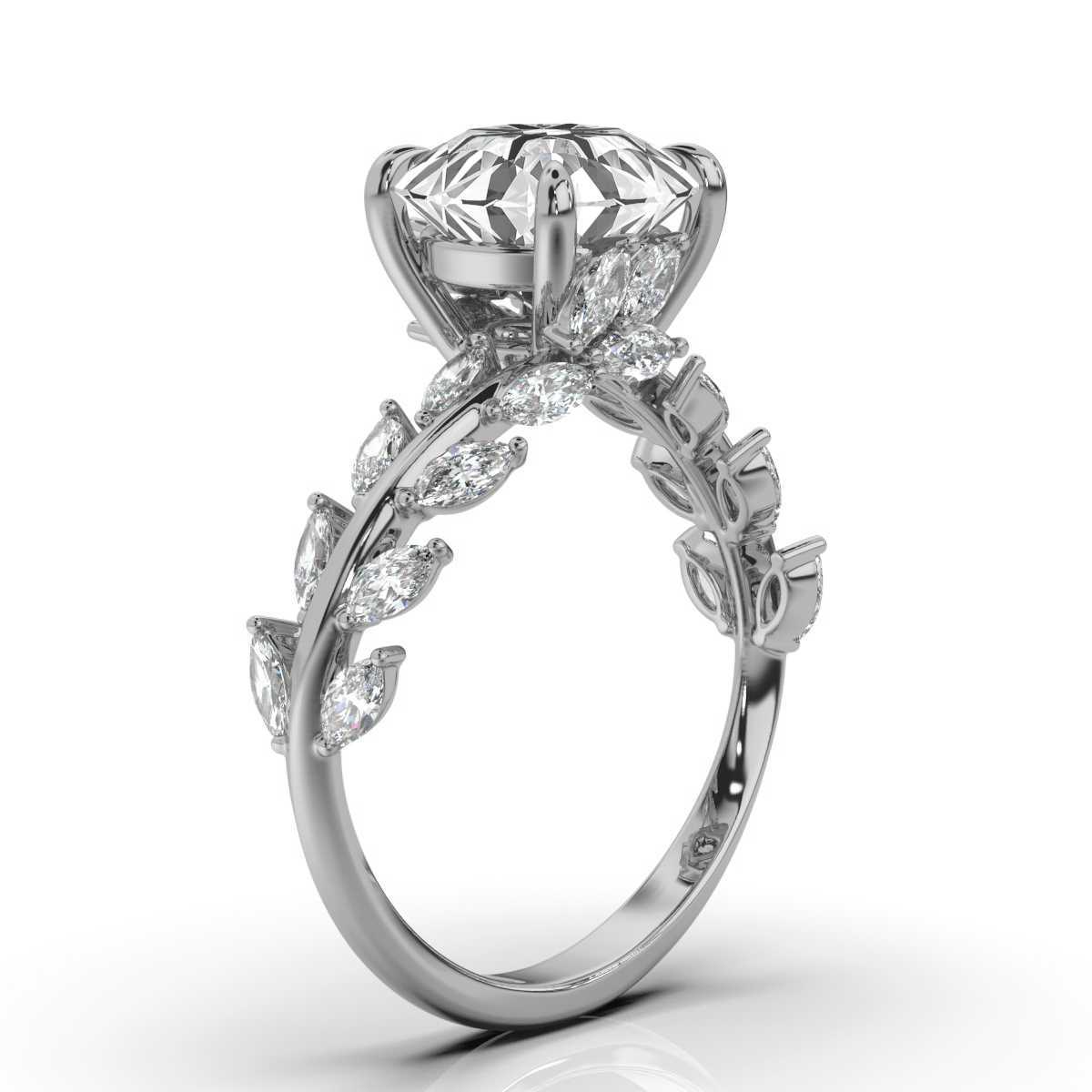 14K White Gold Malia Lab Grown Diamond Ring (1/2 ct. tw)