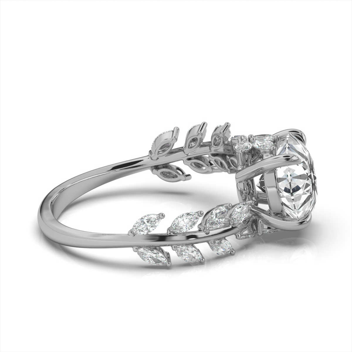 14K White Gold Malia Lab Grown Diamond Ring (1/2 ct. tw)