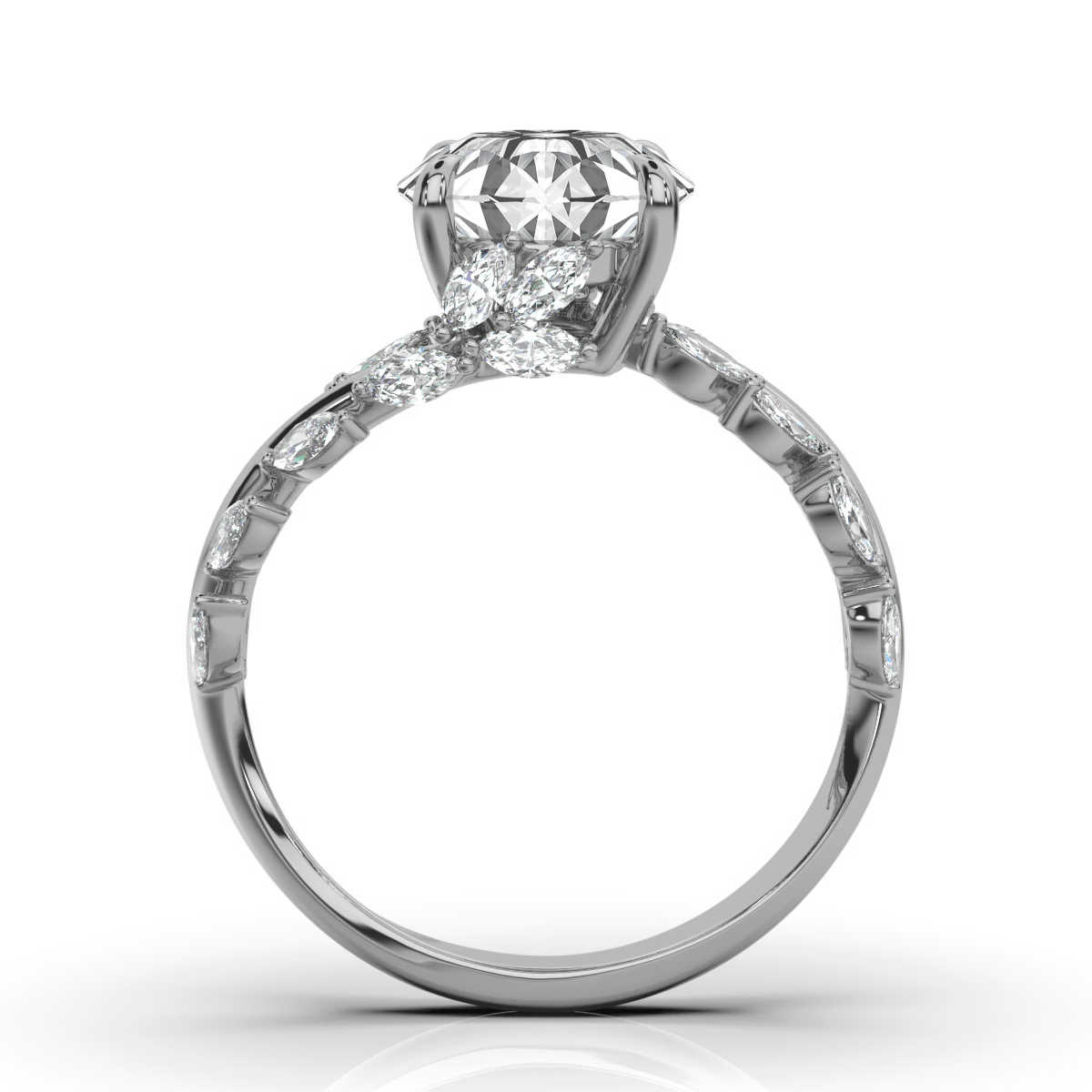 14K White Gold Malia Lab Grown Diamond Ring (1/2 ct. tw)