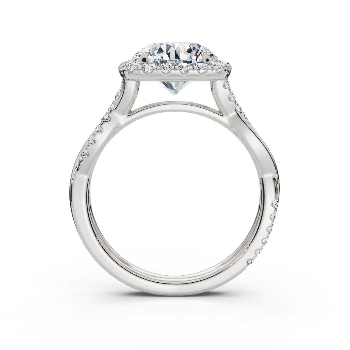14K White Gold Joy Halo Lab Grown Diamond Ring (1/3 ct. tw)