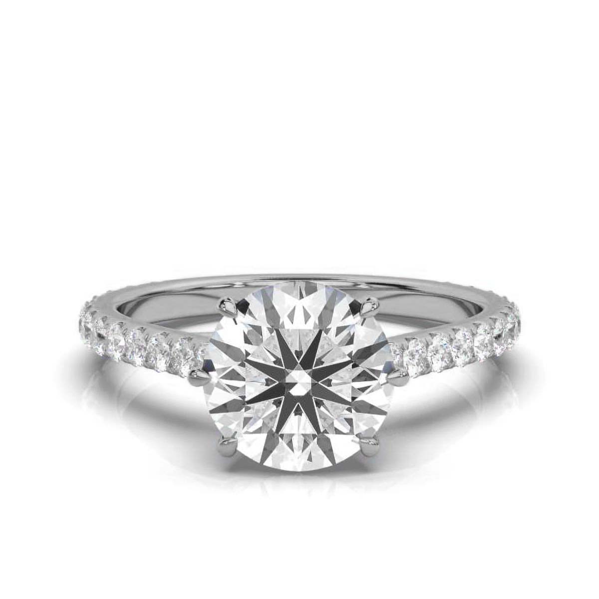 14K White Gold Angelica Lab Grown Diamond Ring (1/2 ct. tw)