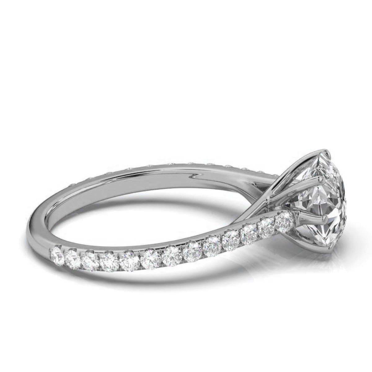 14K White Gold Angelica Lab Grown Diamond Ring (1/2 ct. tw)