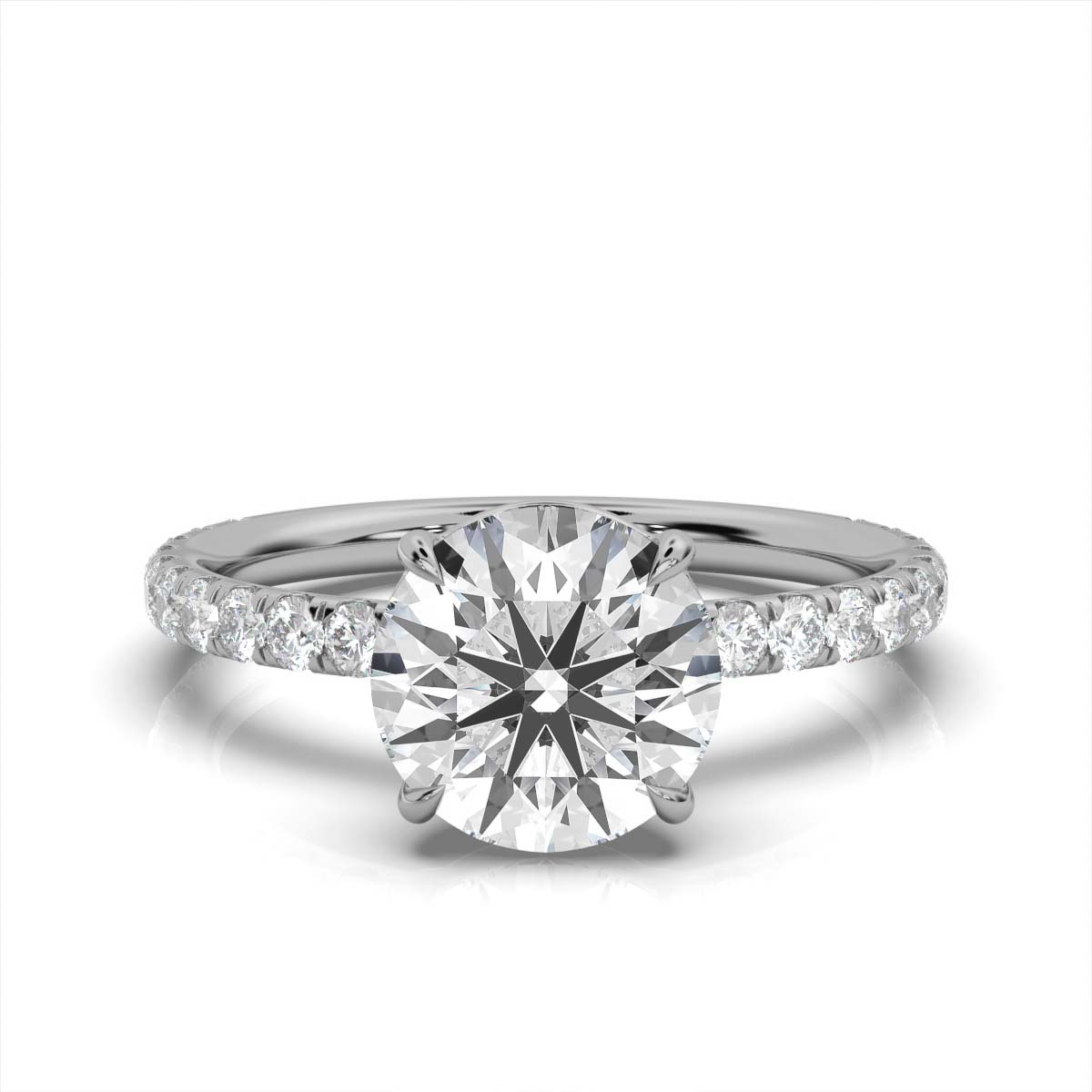14K White Gold Maryann Lab Grown Diamond Ring (1/2 ct. tw)