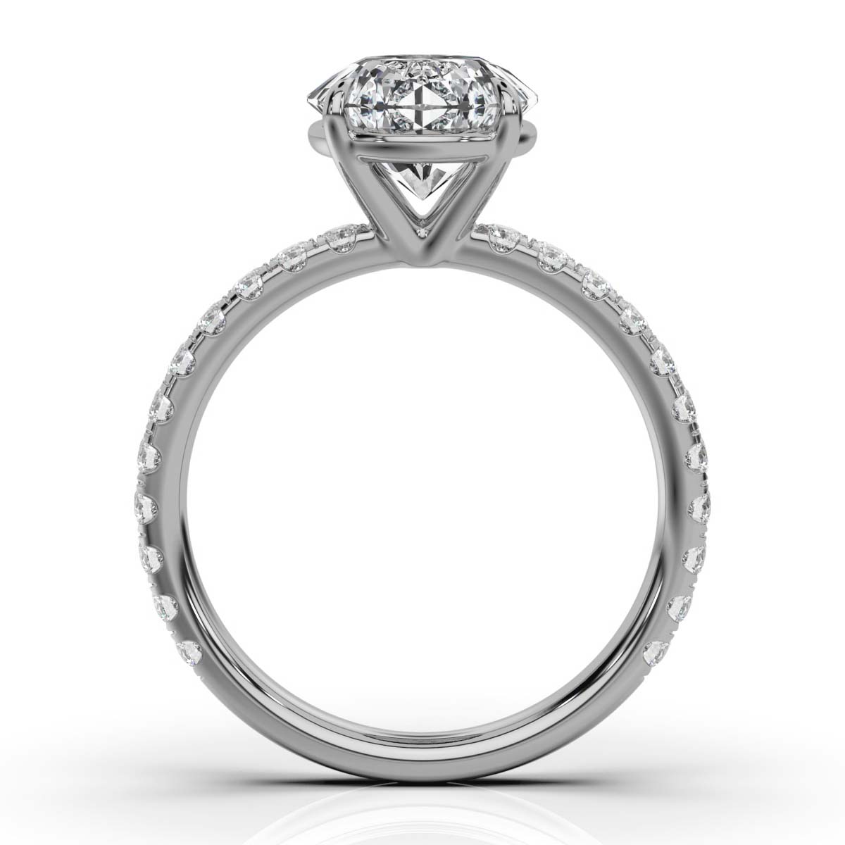 14K White Gold Maryann Lab Grown Diamond Ring (1/2 ct. tw)