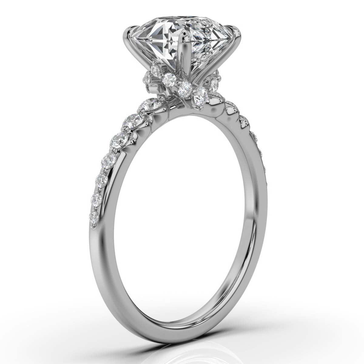 14K White Gold Sorrela Hidden Accents Lab Grown Diamond Ring (2/5 ct. tw)