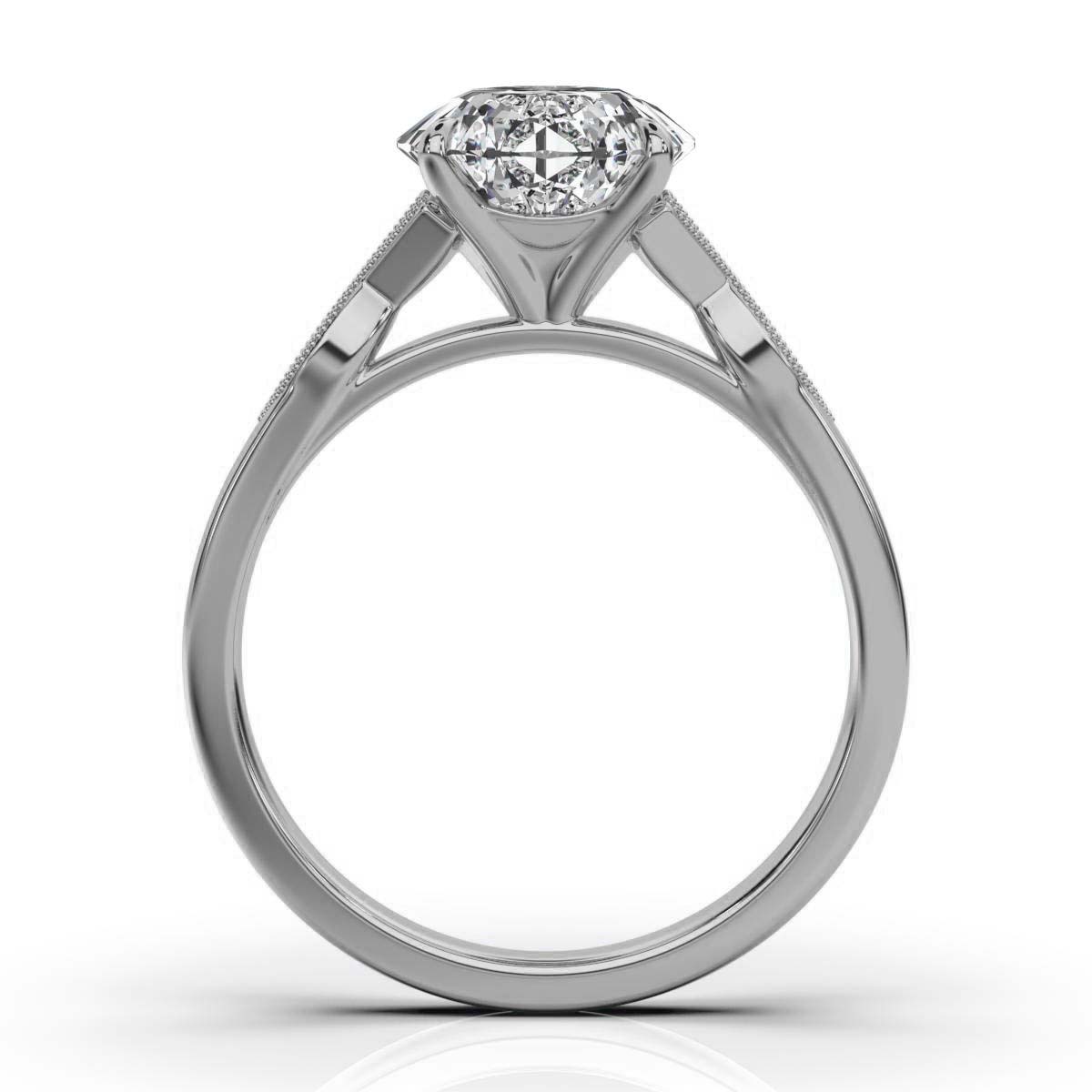 14K White Gold Sonja Lab Grown Diamond Ring (1/20 ct. tw)
