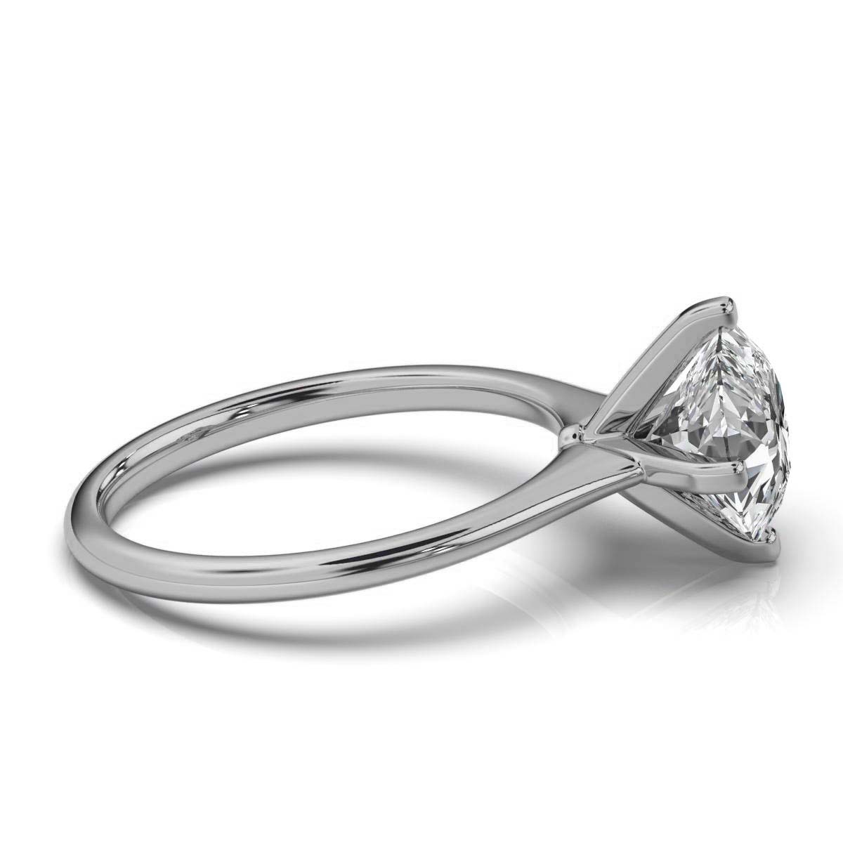 14K White Gold Sheera Solitaire Ring 