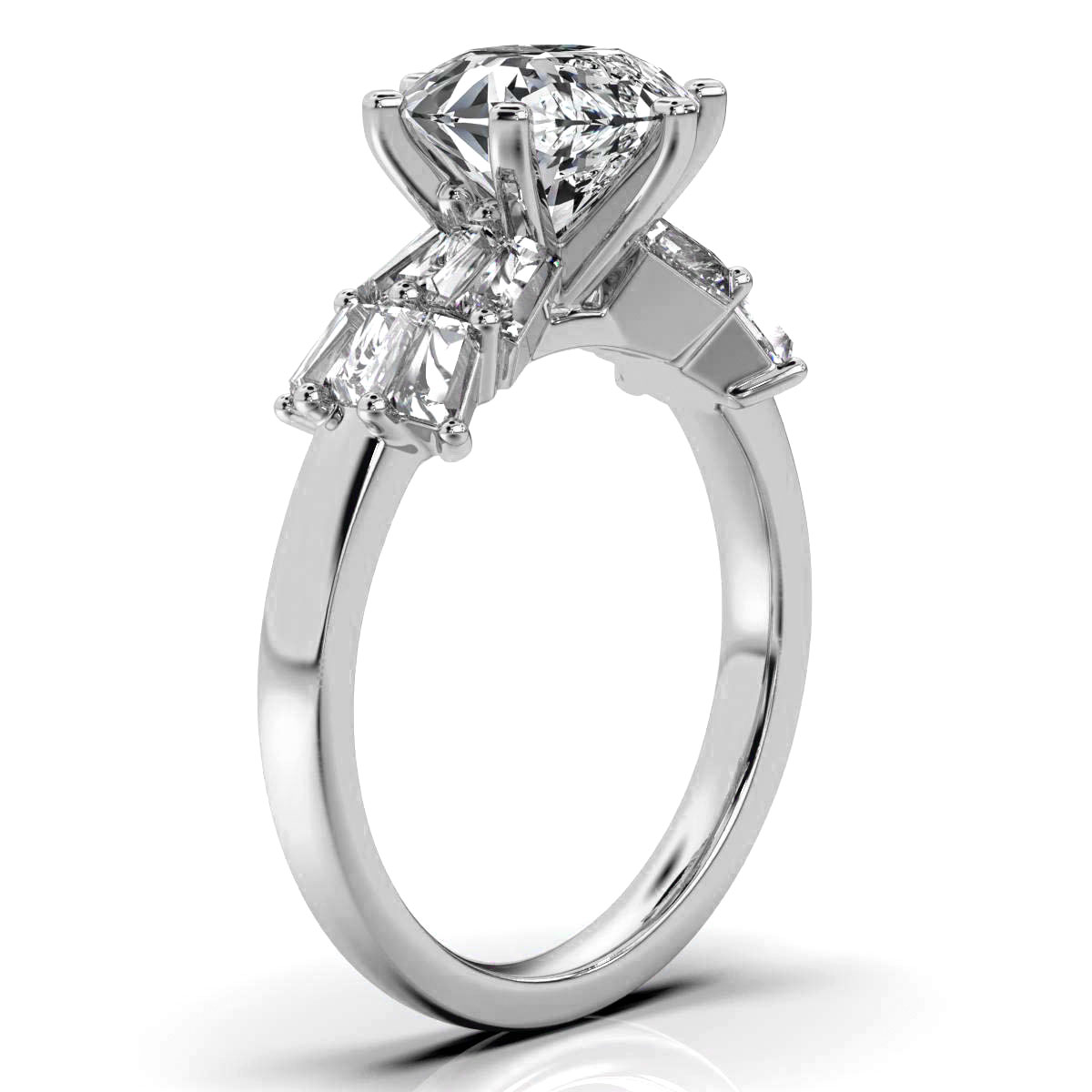 14K White Gold Patrisha Lab Grown Diamond Ring (4/5 ct. tw)