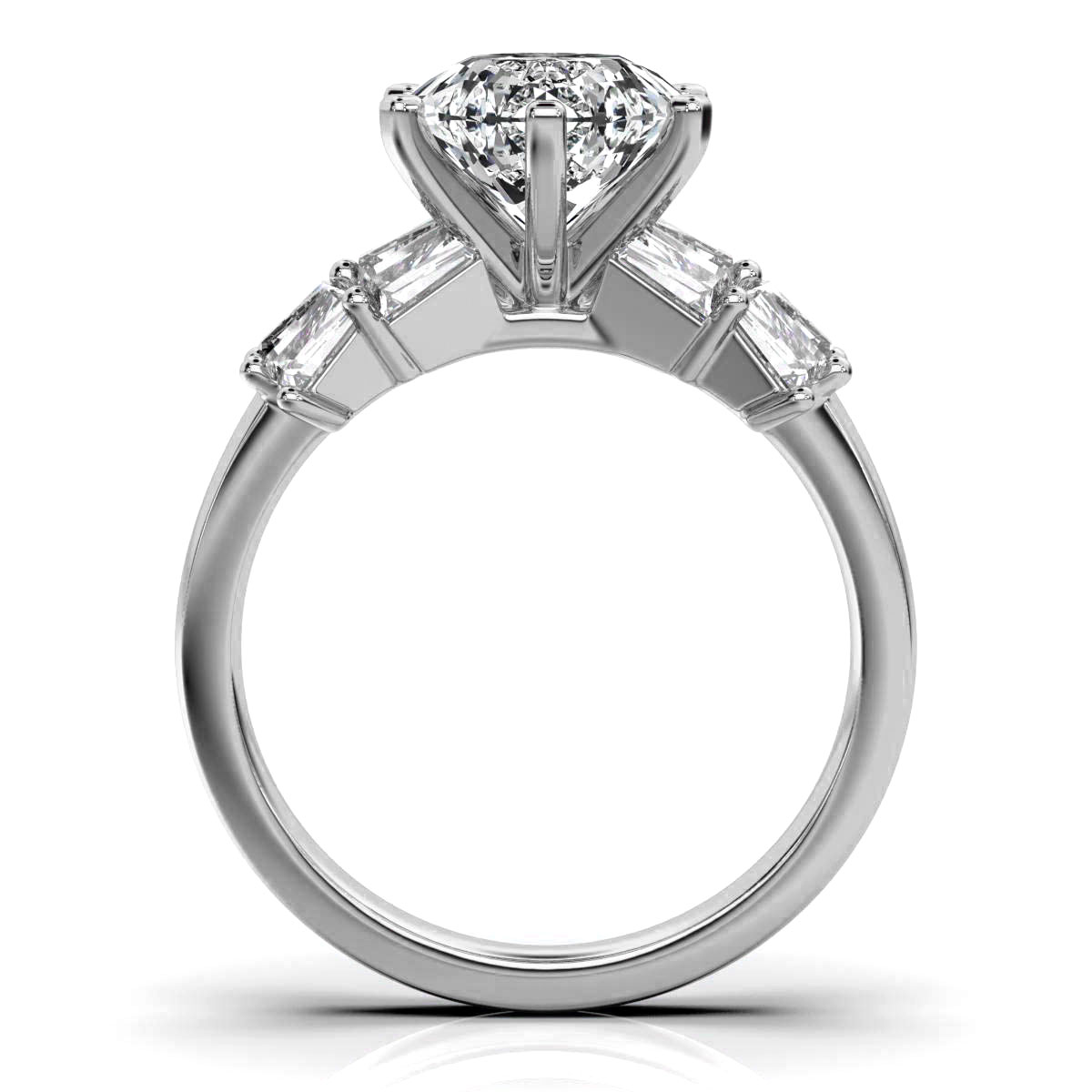 14K White Gold Patrisha Lab Grown Diamond Ring (4/5 ct. tw)