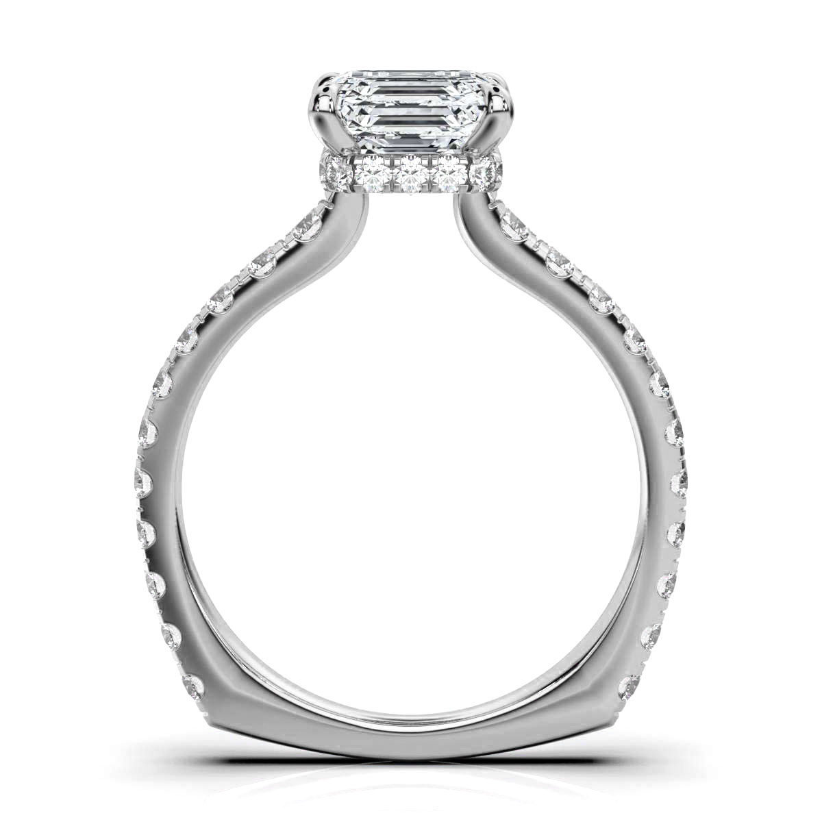 14K White Gold Aurelia Hidden Accents Lab Grown Diamond Ring (3/4 ct. tw)