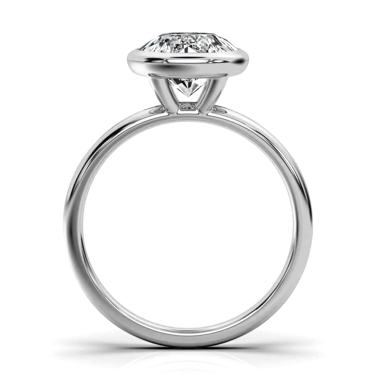 14K White Gold Lisette Solitaire Engagement Ring 