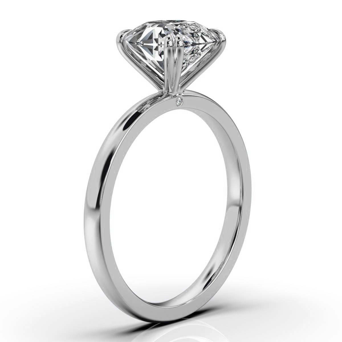 14K White Gold Mimi Accents Lab Grown Diamond Ring ( ct. tw)