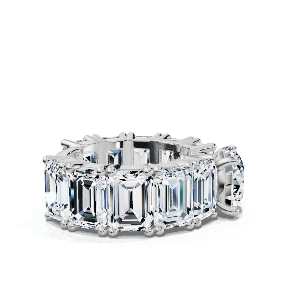 14K White Gold Zahara Accents Lab Grown Diamond Ring (14 1/10 ct. tw)