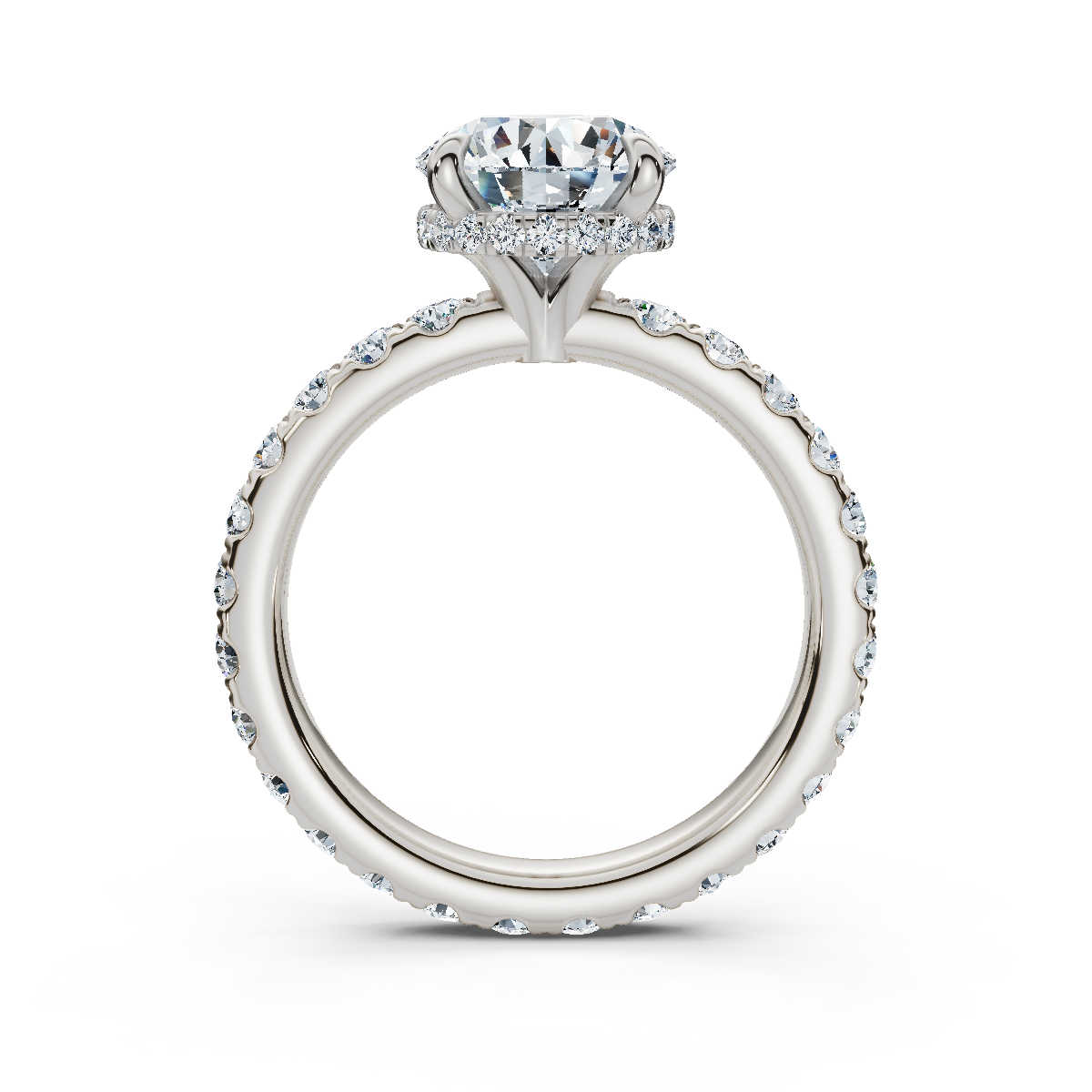 14K White Gold Cassia Hidden Accents Lab Grown Diamond Ring (1 1/5 ct. tw)