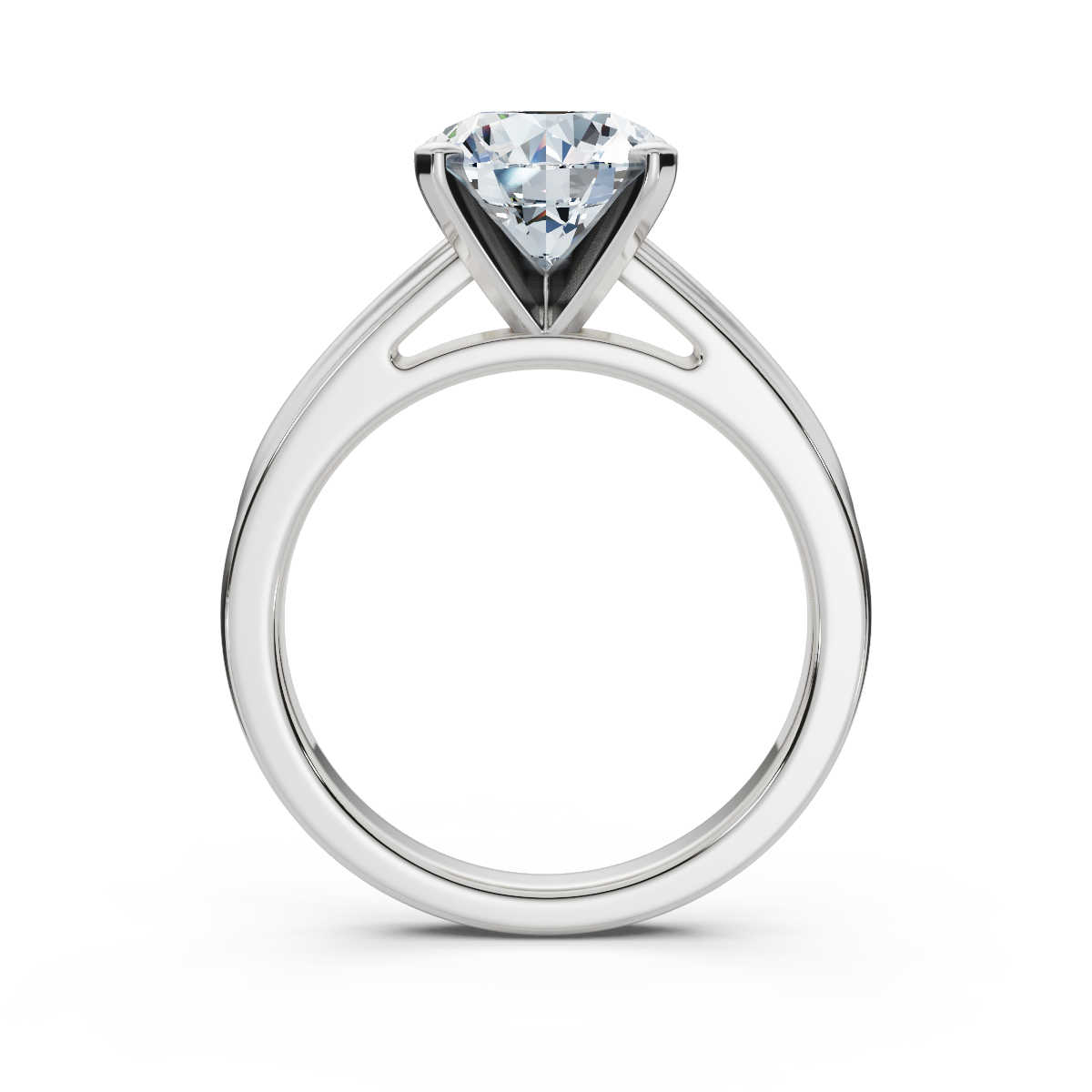 14K White Gold Susanna Solitaire Engagement Ring 