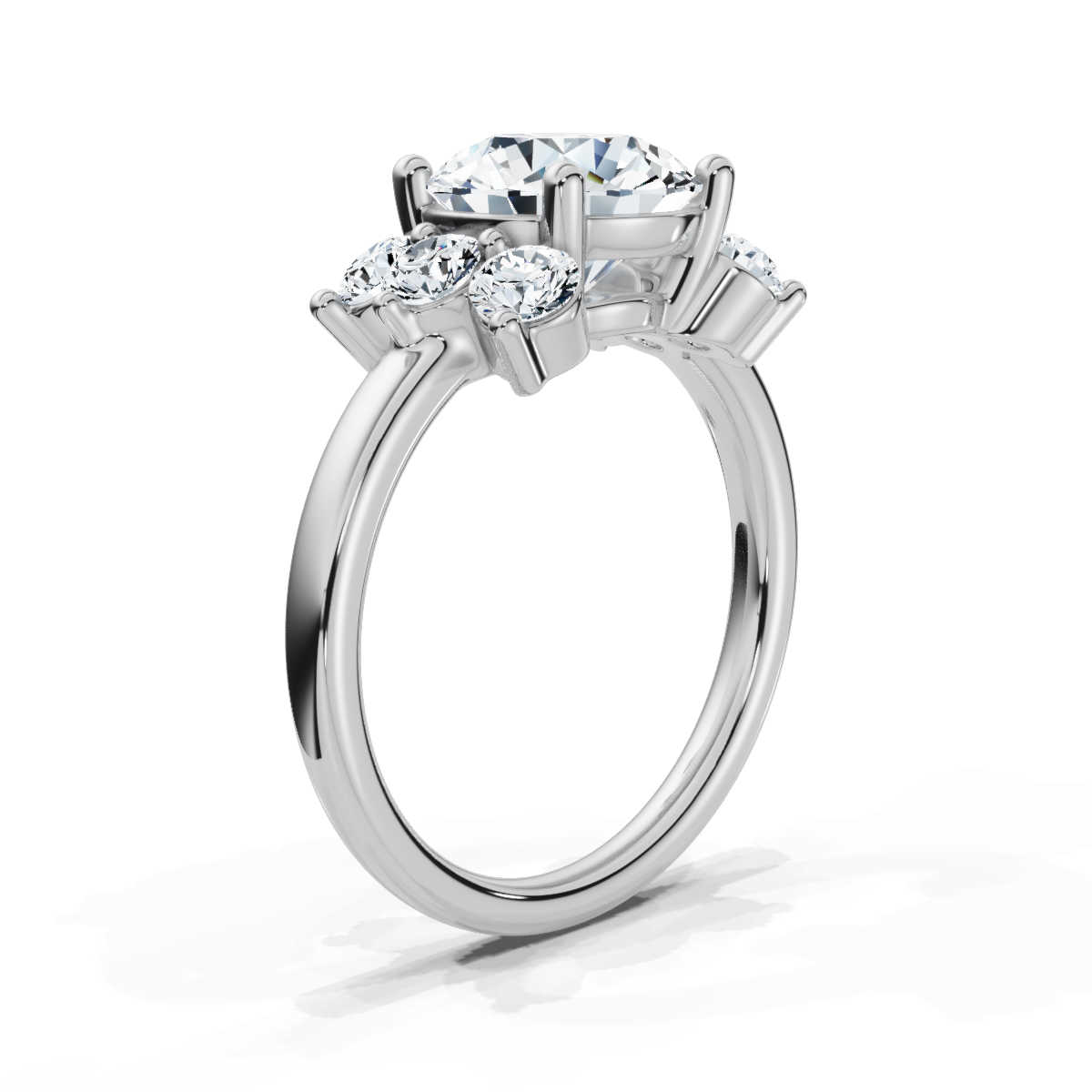 14K White Gold Paloma Accents Lab Grown Diamond Ring (2/3 ct. tw)